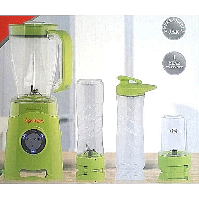 Signature 4 in 1 Blender with Grinder Can Crush Ice, Grind Baby