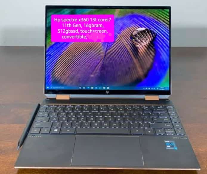 Hp spectre *360 , 13t core i7, 11th Gen, 16gbram, 512gbssd, touchsreen ...