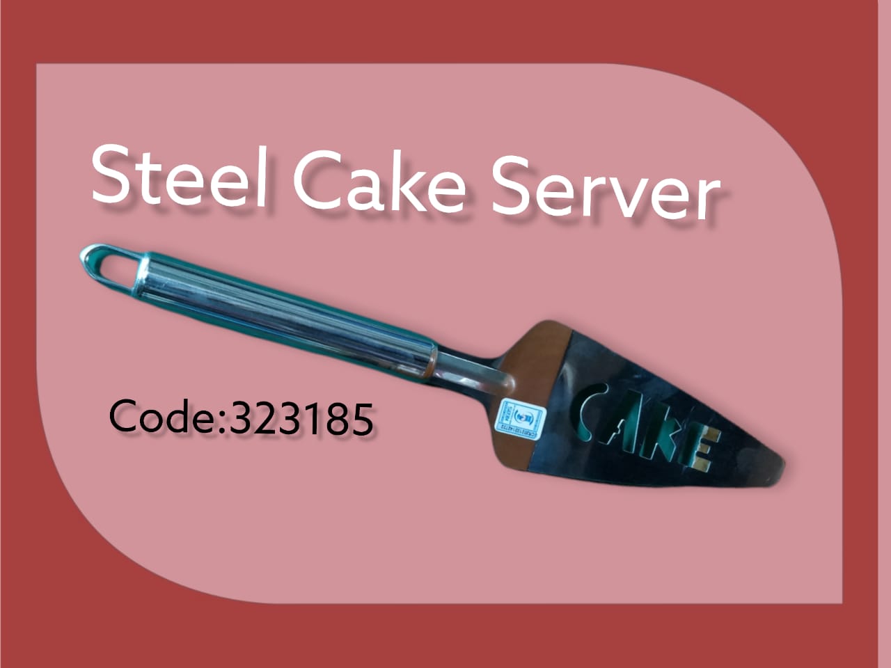 323185 Steel Cake Server